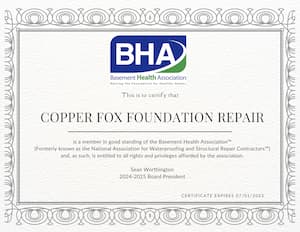 Copper Fox Foundation Solutions — Foundation Repair in Lynchburg, Virginia