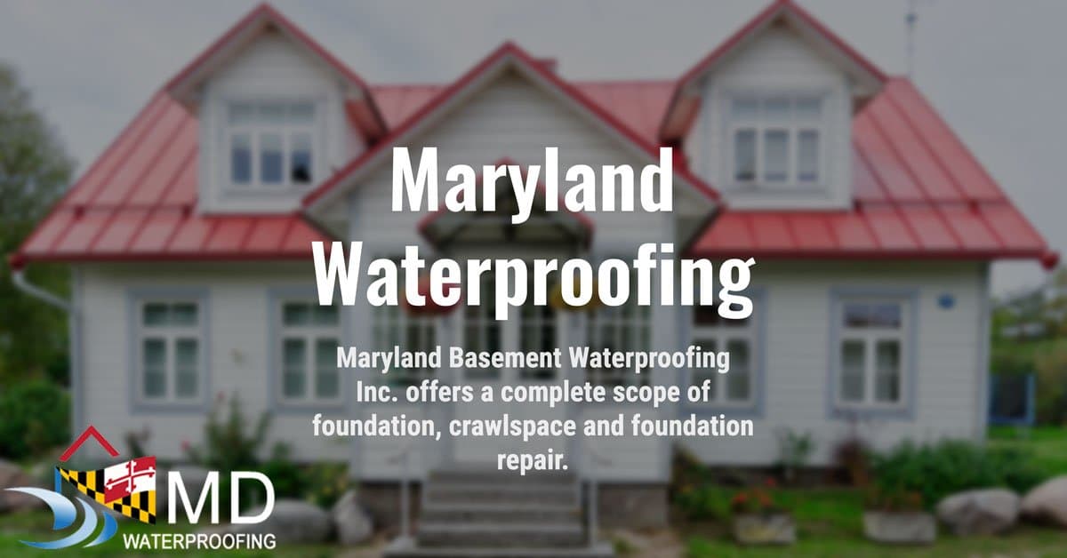 MD Waterproofing — Foundation Repair in Glen Burnie, Maryland